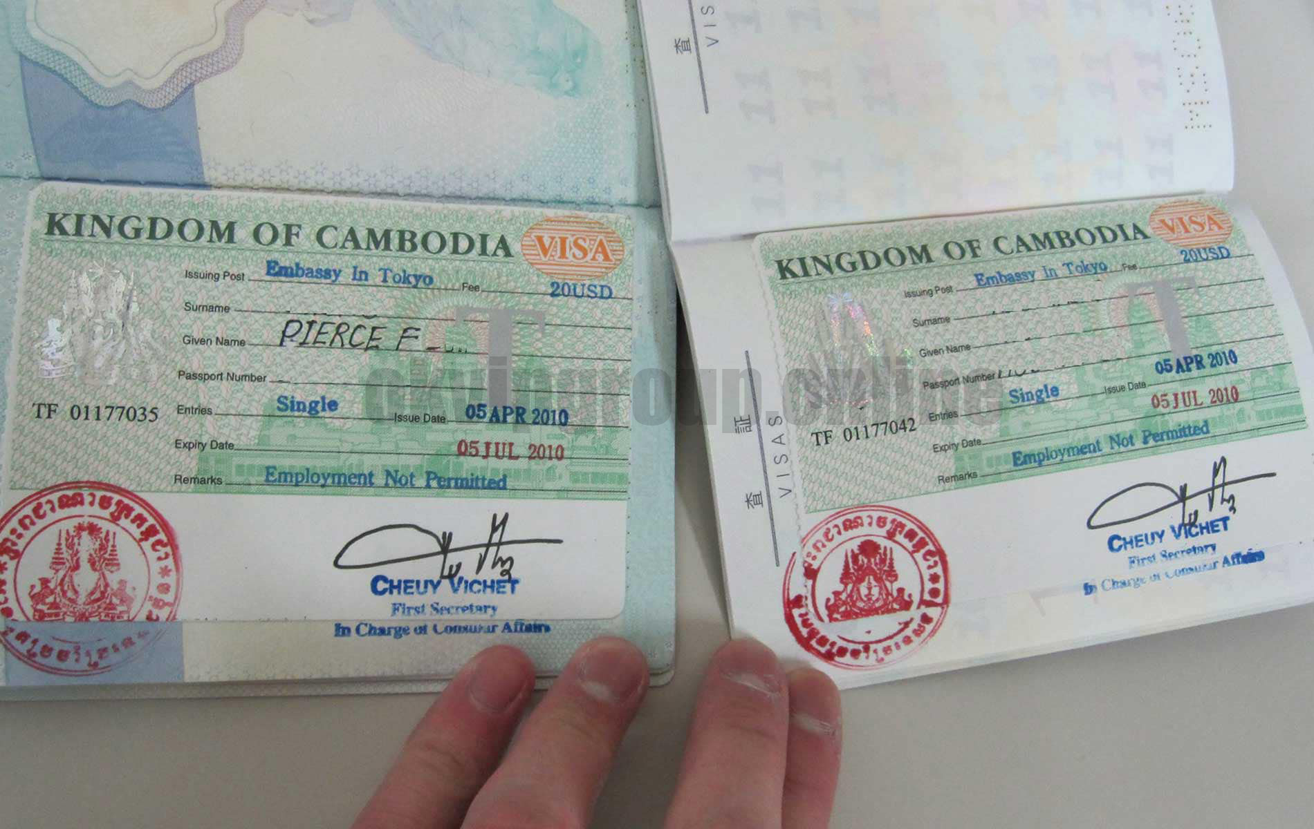 Visa T và Visa E có thủ tục làm khác nhau